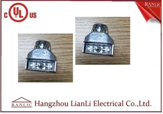 中国 電流を通された鋼鉄適用範囲が広い水路の付属品、灰色亜鉛ダイ カストの二重コネクター サプライヤー